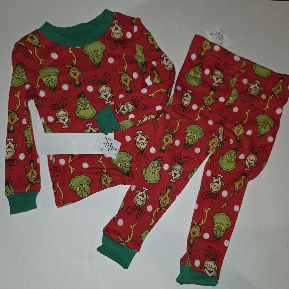 Kids Grinch Pajamas Set 18M